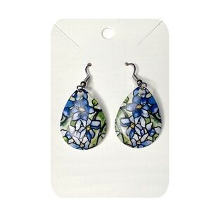 Floral Teardrop Earrings